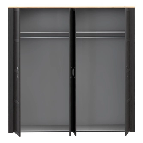 Szafa ubraniowa 216 cm Dąb Riviera / Dąb Cabezone